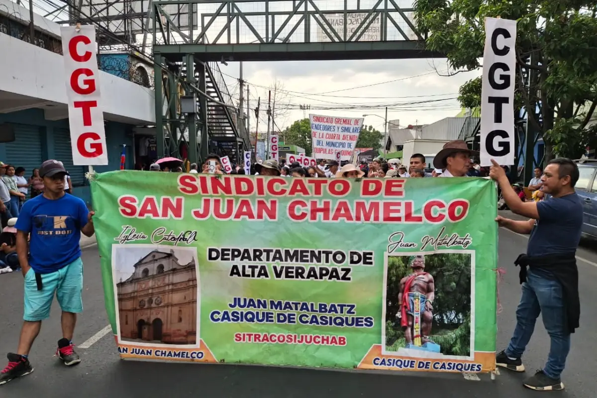 La marcha por el Día del Trabajo arrancó a las 8:30 de la mañana., Alex Meoño 