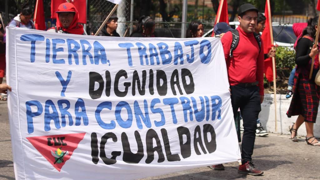 En imágenes, marcha del Día del Trabajo insta a la unidad | Alex Meoño