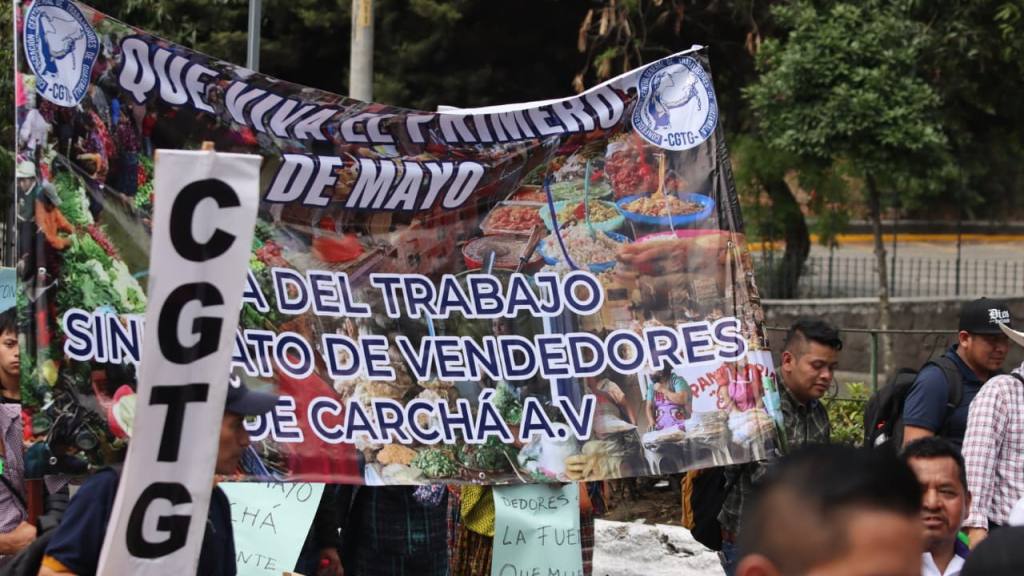 En imágenes, marcha del Día del Trabajo insta a la unidad | Alex Meoño