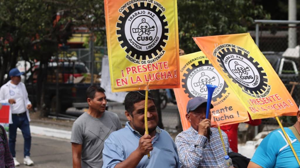 En imágenes, marcha del Día del Trabajo insta a la unidad | Alex Meoño