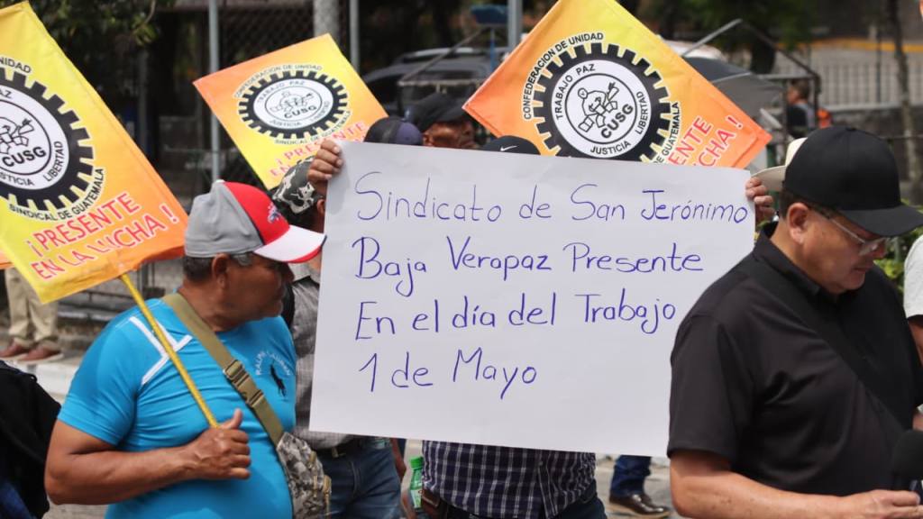 En imágenes, marcha del Día del Trabajo insta a la unidad | Alex Meoño