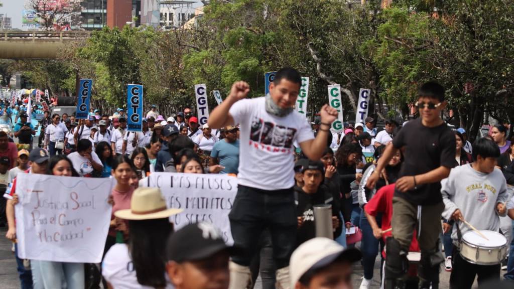 Marcha del Día del Trabajo insta a la unidad | Alex Meoño