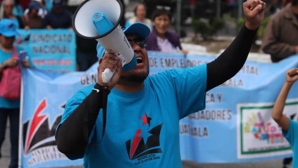 Marcha del Día del Trabajo insta a la unidad | Alex Meoño