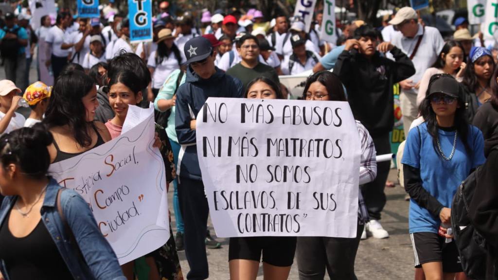 Marcha del Día del Trabajo insta a la unidad | Alex Meoño