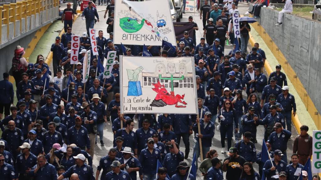 Marcha del Día del Trabajo insta a la unidad | Alex Meoño