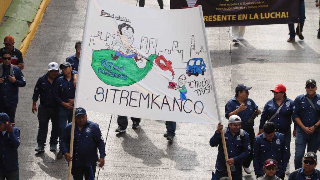 Marcha del Día del Trabajo insta a la unidad | Alex Meoño