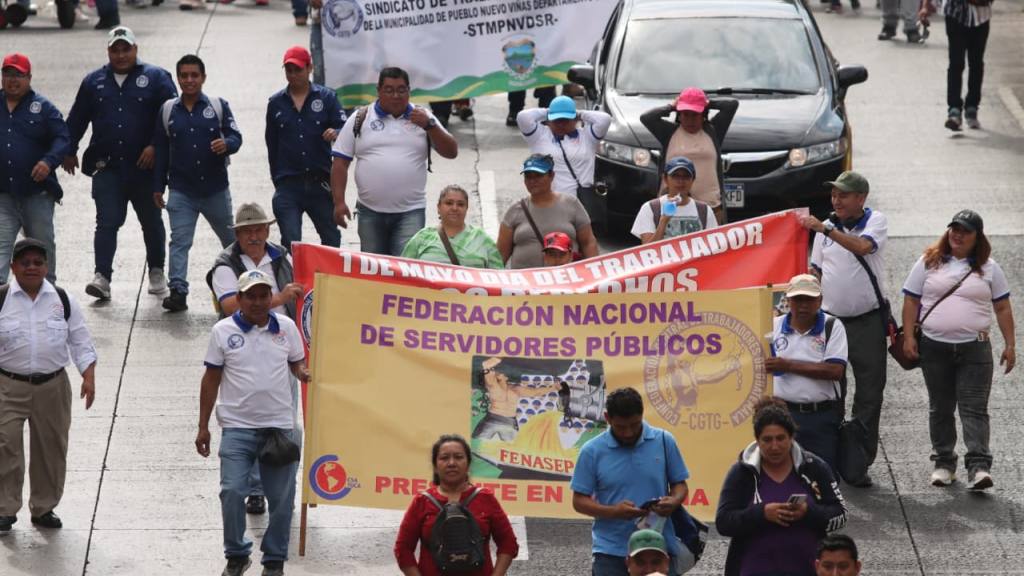 Marcha del Día del Trabajo insta a la unidad | Alex Meoño