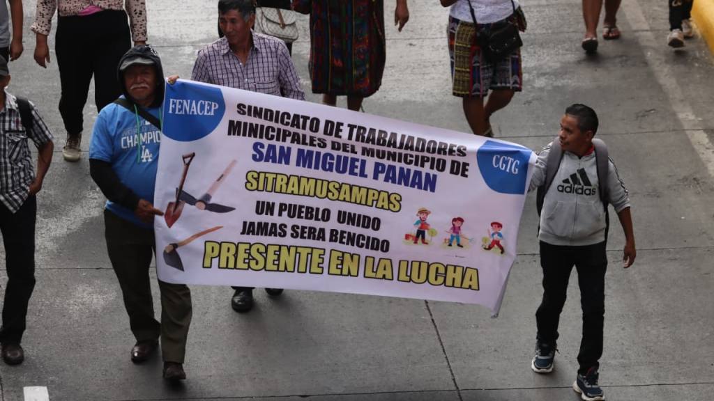 Marcha del Día del Trabajo insta a la unidad | Alex Meoño