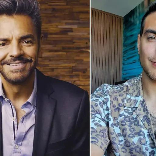 Eugenio Derbez y Vadhir Derbez ,Redes sociales