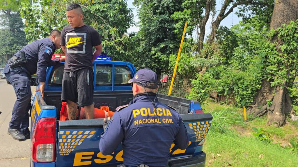El detenido disparó en contra de la PNC al verse vigilado | PNC de Guatemala