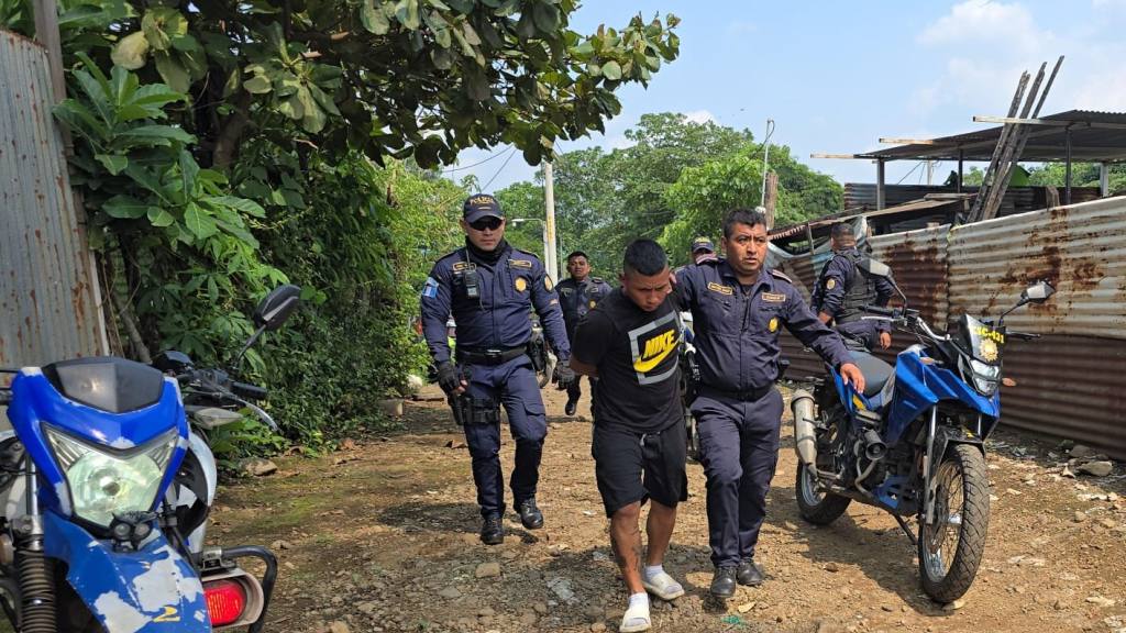 El detenido disparó en contra de la PNC al verse vigilado | PNC de Guatemala