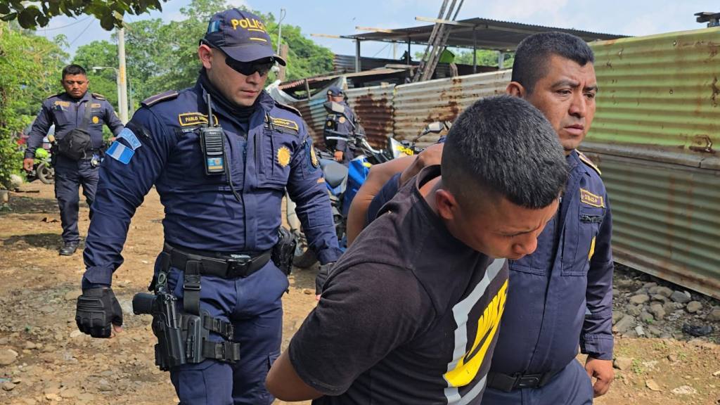 El detenido disparó en contra de la PNC al verse vigilado | PNC de Guatemala