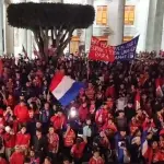 Aficionados de Xelajú realizaron un mega banderazo 