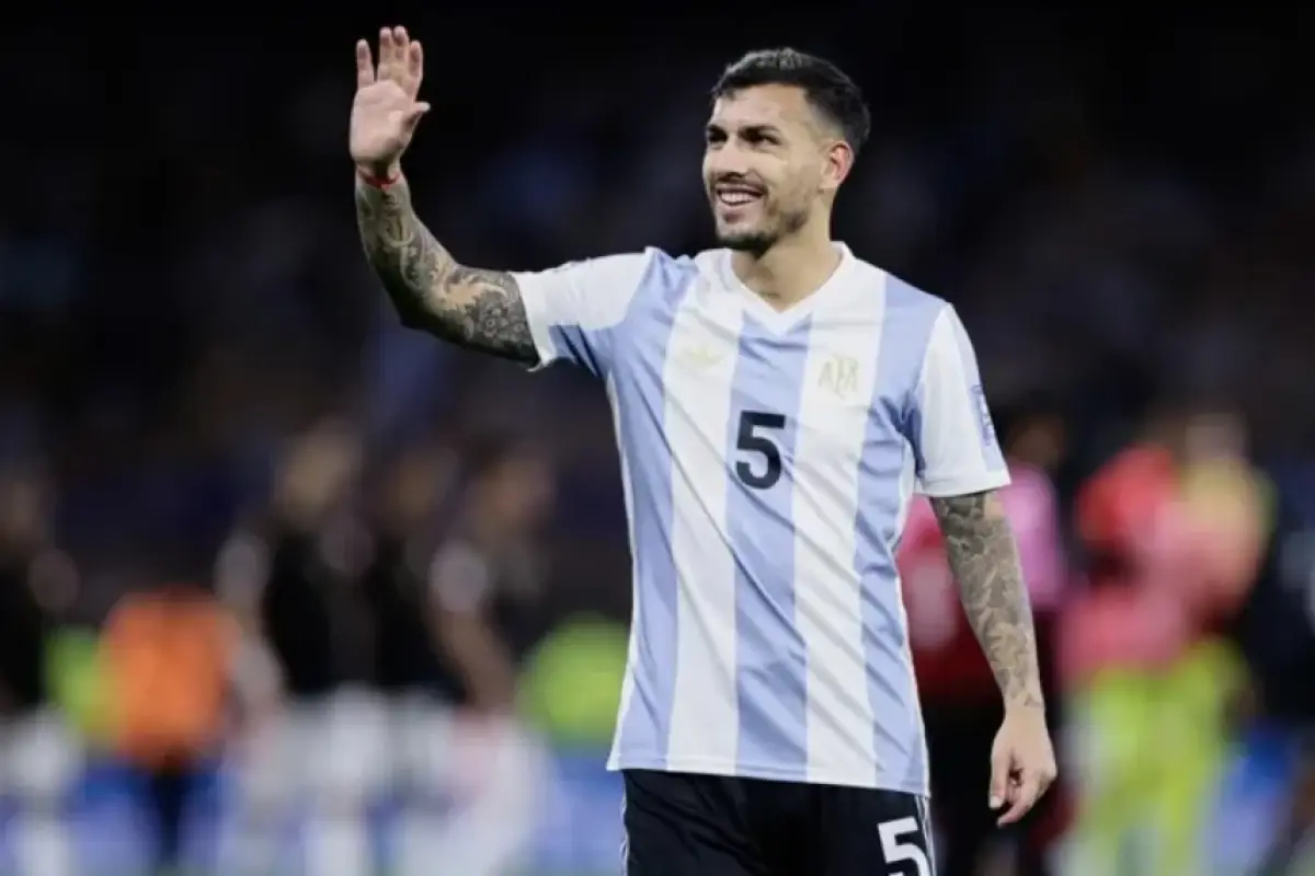 Leandro Paredes, jugador de Argentina