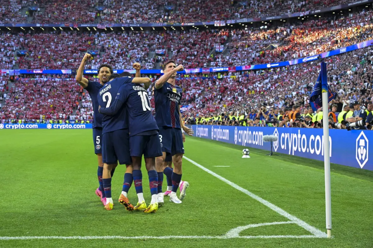 Celebración del PSG en la final de la UEFA Champions League - EFE