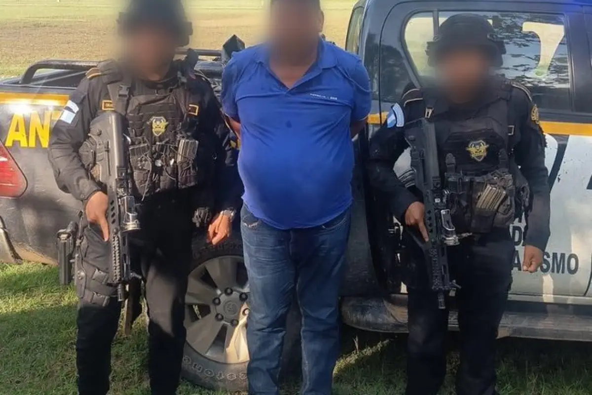El extraditable número 27 fue sorprendido en Ixcán, Quiché., PNC de Guatemala.