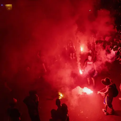 Incidentes en las celebraciones de la segunda Champions del PSG - EFE