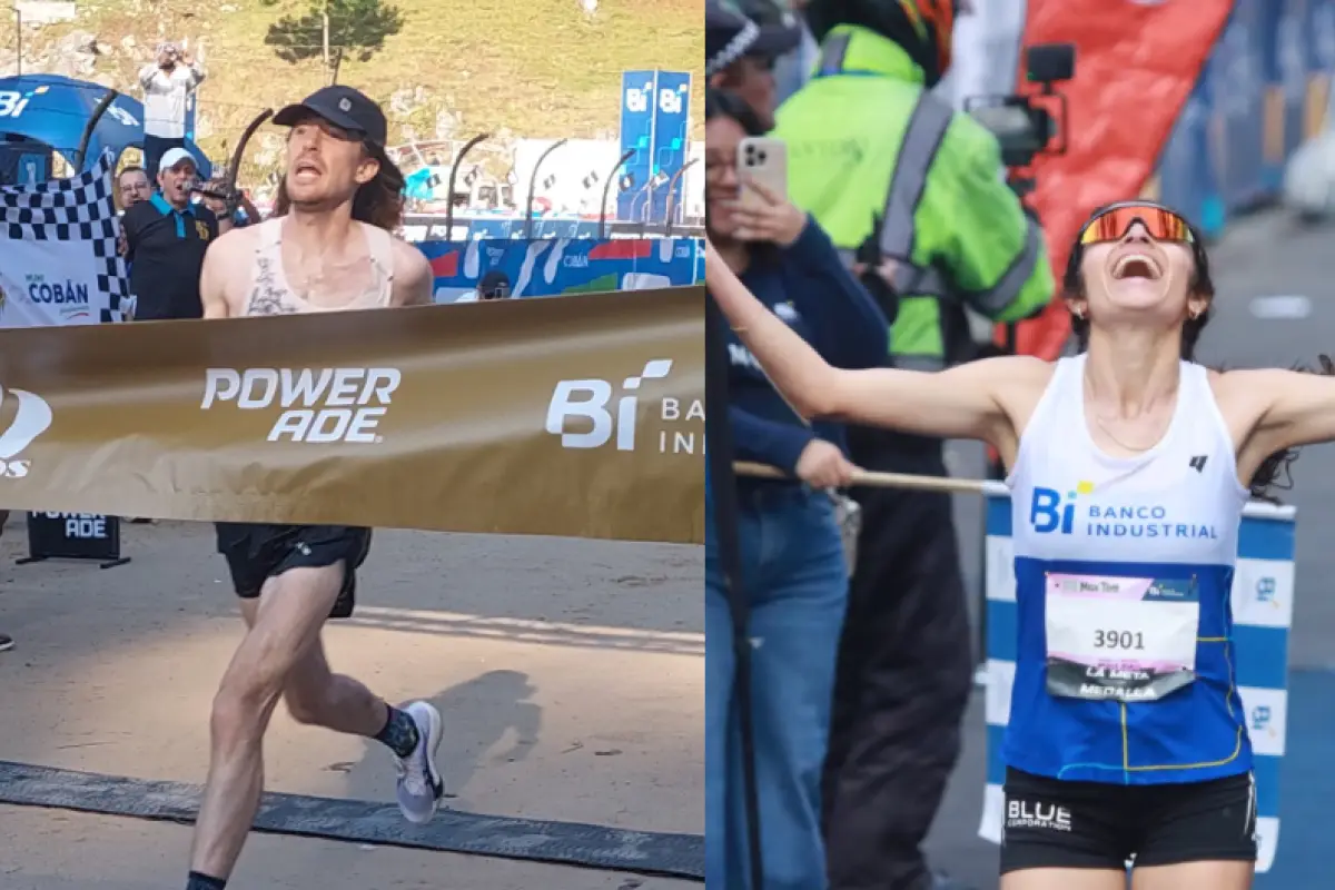 Andrew Colley y Viviana Aroche ganan la edición 50 de la Media Maratón de Cobán - Emisoras Unidas