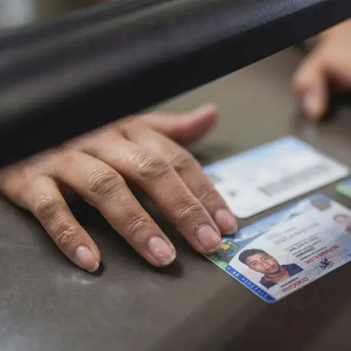 Trámite de licencia de conducir. ,Archivo