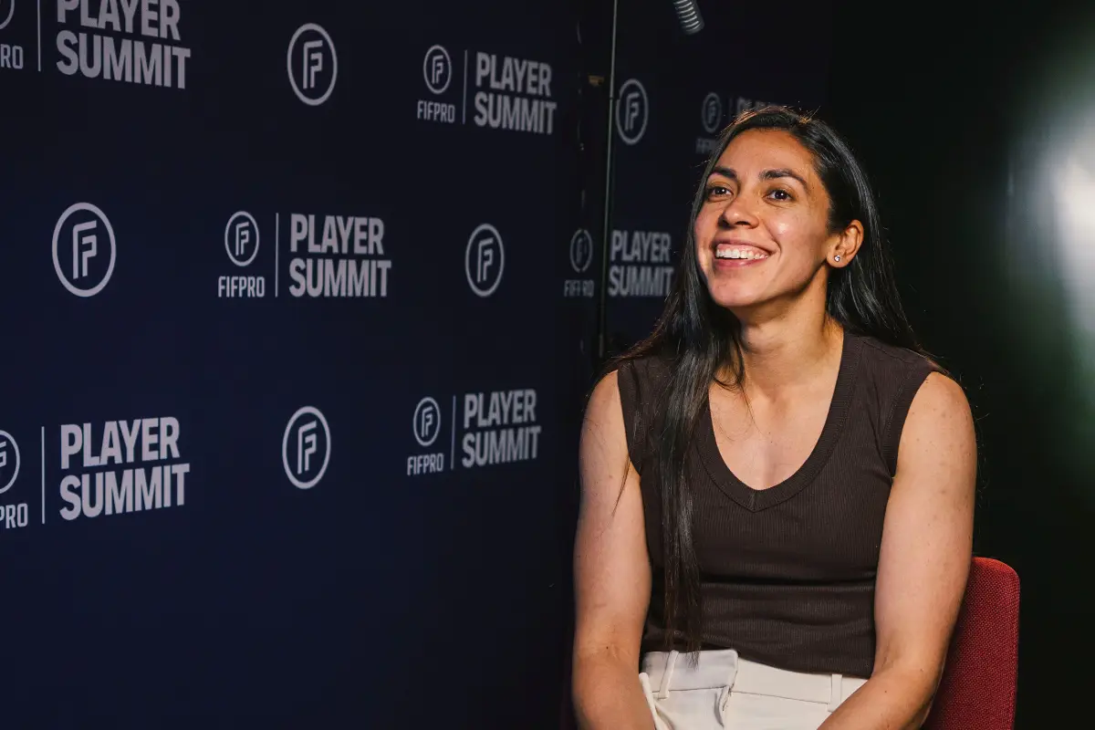 Ana Lucía Martínez participó en la Cumbre de Jugadoras FIFPRO - FIFPRO