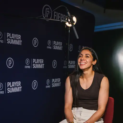 Ana Lucía Martínez participó en la Cumbre de Jugadoras FIFPRO - FIFPRO