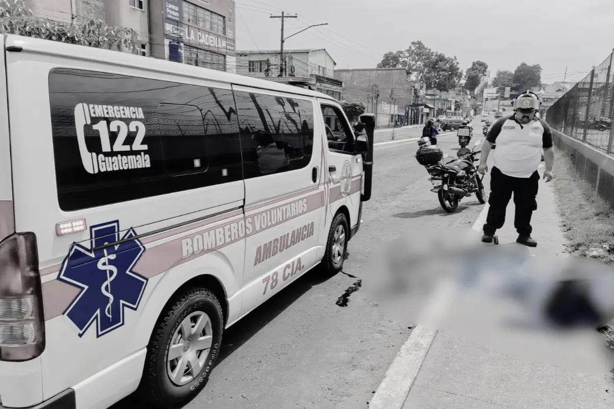 El ataque armado contra el ciclista será investigado por el MP., Bomberos Voluntarios.