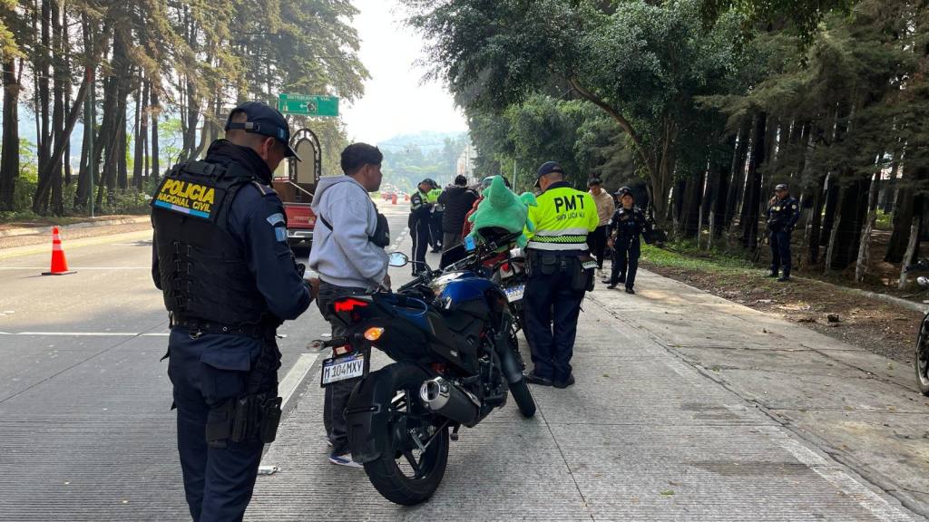 Ejecutan operativos contra las carreras clandestinas en varias rutas | PNC de Guatemala