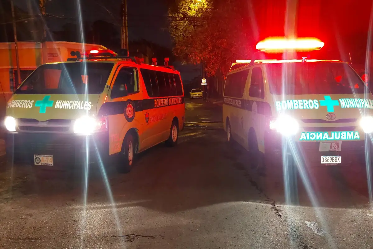 Área donde fue localizada la persona fallecida en zona 3., Bomberos Municipales