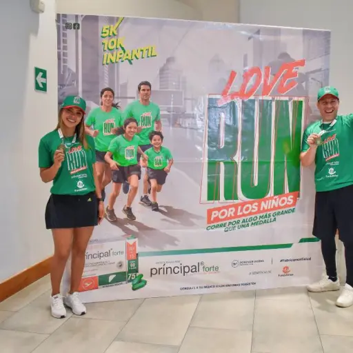 Carrera Love Run por los niños  ,Cortesía