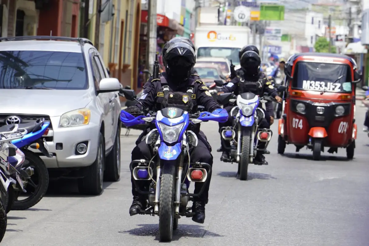 La Policía Nacional Civil mantiene constantes operativos en la Ciudad de Guatemala y otros puntos del país., PNC