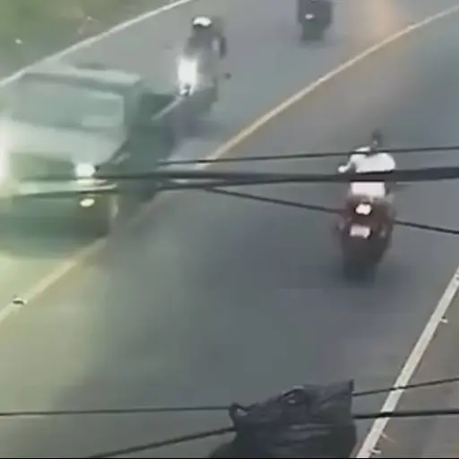 Accidente en Palín, Escuintla. ,Captura de pantalla video de Facebook.