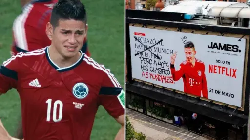 Netflix convierte las críticas contra James Rodríguez en campaña viral para su nuevo documental