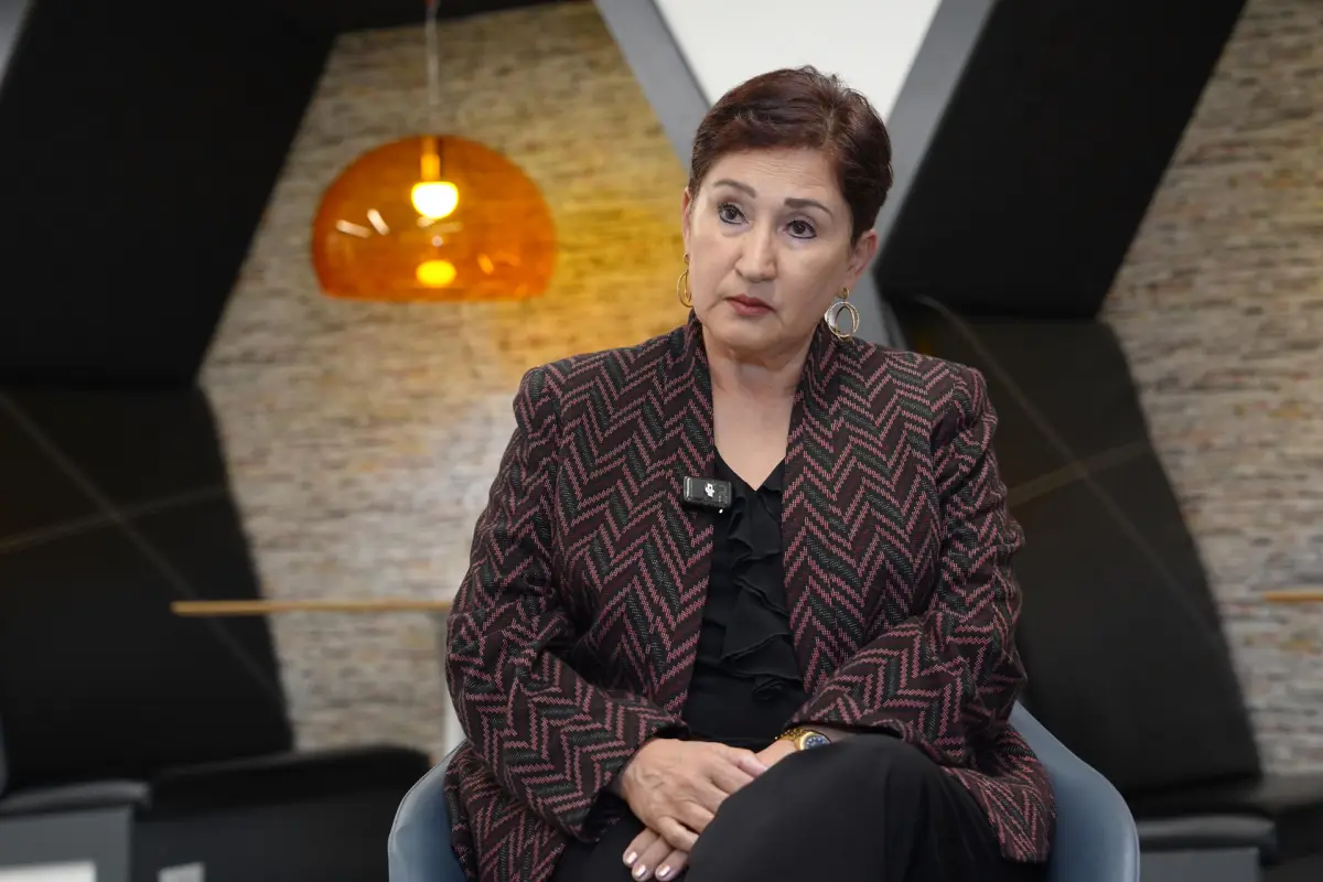 La exfiscal general de Guatemala, Thelma Aldana, habla en una entrevista con EFE en Washington (Estados Unidos)., EFE