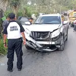 Área donde ocurrió el ataque armado contra la concejal de Chinautla. ,Bomberos Voluntarios