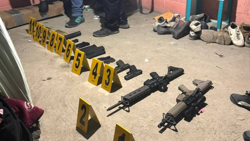 En imágenes, PNC reporta hallazgo de armas de alto poder en Huehuetenango | PNC de Guatemala