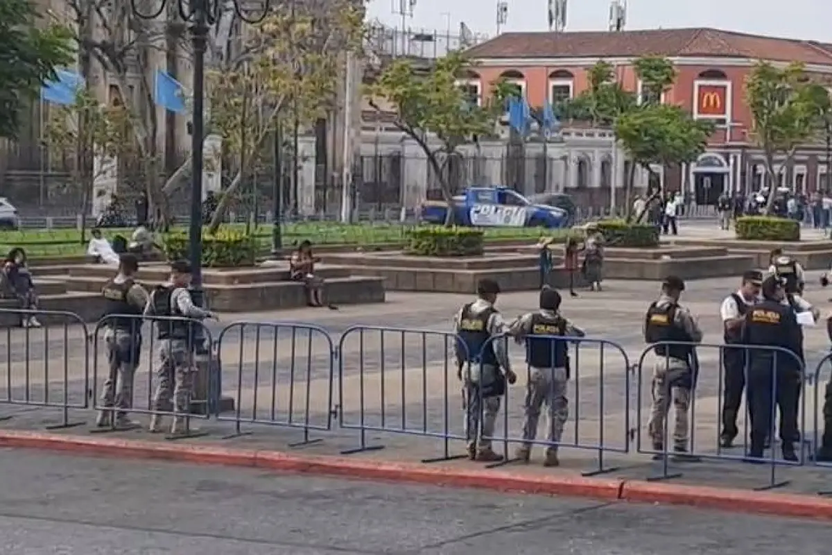 Cierres en zona 1 por visita del presidente del Consejo Europeo a Guatemala., Omar Solís/Emisoras Unidas