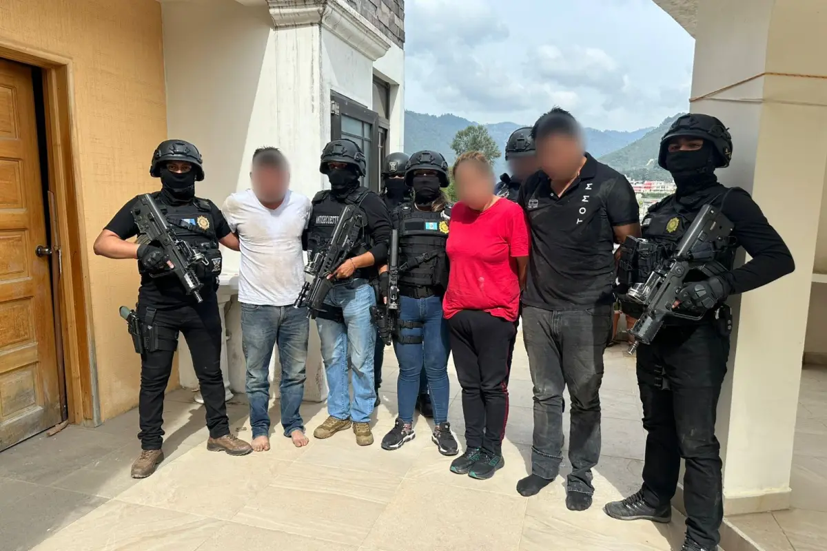 Dos hombres y una mujer presuntamente implicados en el secuestro fueron capturados en Huehuetenango., PNC