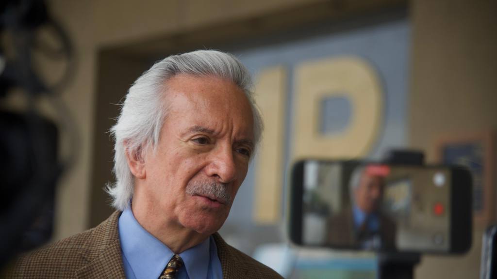 El periodista José Rubén Zamora denunció ante el Ministerio Público a exfiscales y jueces. | Omar Solís/EU