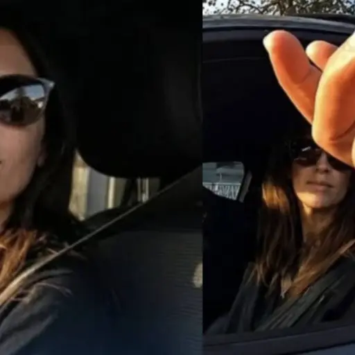 Oficial acusó a conductora de usar el celular con la mano derecha, pero ella mostró que no tiene esa extremidad. ,Redes sociales.