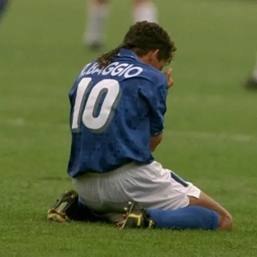 El fallo de Roberto Baggio durante la fina del Mundial 1994. ,FIFA