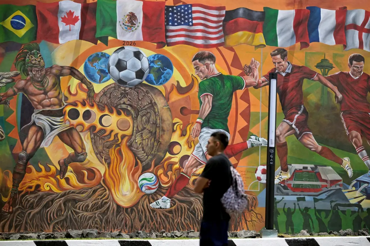 Mural por el Mundial 2026 en México rompió el Récords Guinness., FIFA