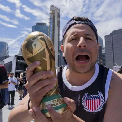 Un aficionado de la selección de futbol de Estados Unidos  ,EFE