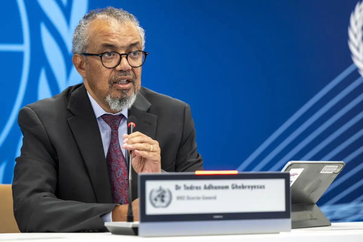 Tedros Adhanom Ghebreyesus, director general de la OMS, EFE