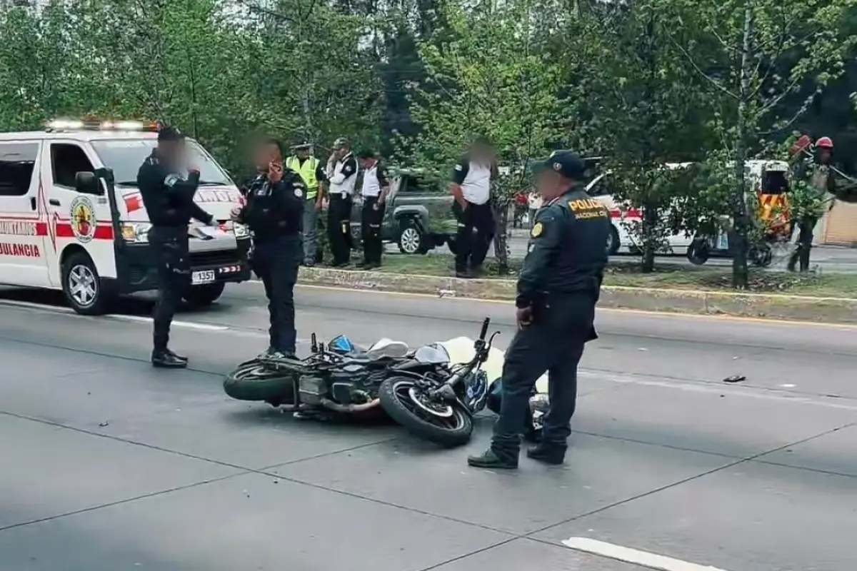 Motoladrón abatido en ruta interamericana, PNC