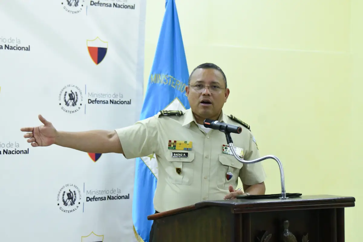 Ministro de la Defensa Nacional de Guatemala, Henry Sáenz., Foto EFE