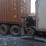 Accidente deja lesionados y severas complicaciones en el tránsito en ruta al Pacíficot