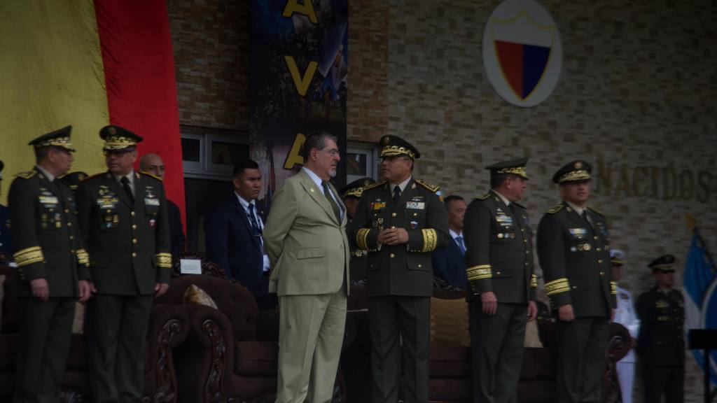 Acto de ascensos en las filas del Ejército de Guatemala. | Omar Solís/EU