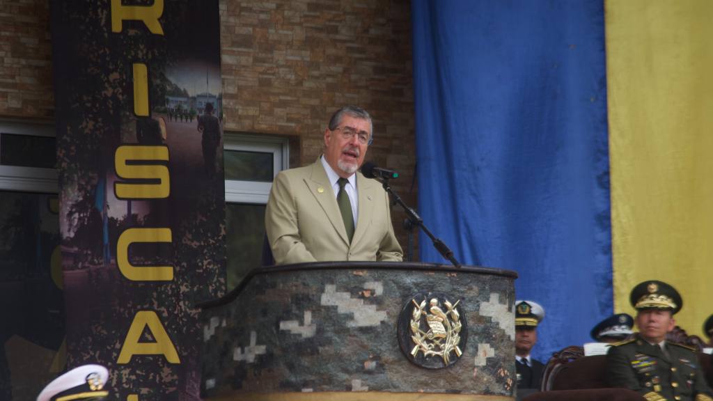 Acto de ascensos en las filas del Ejército de Guatemala. | Omar Solís/EU