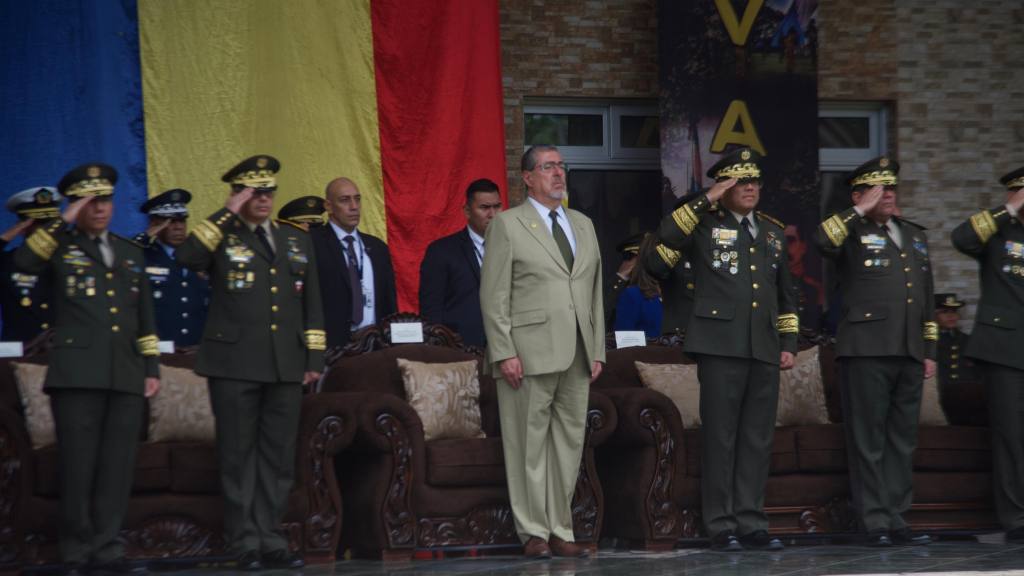 Acto de ascensos en las filas del Ejército de Guatemala. | Omar Solís/EU