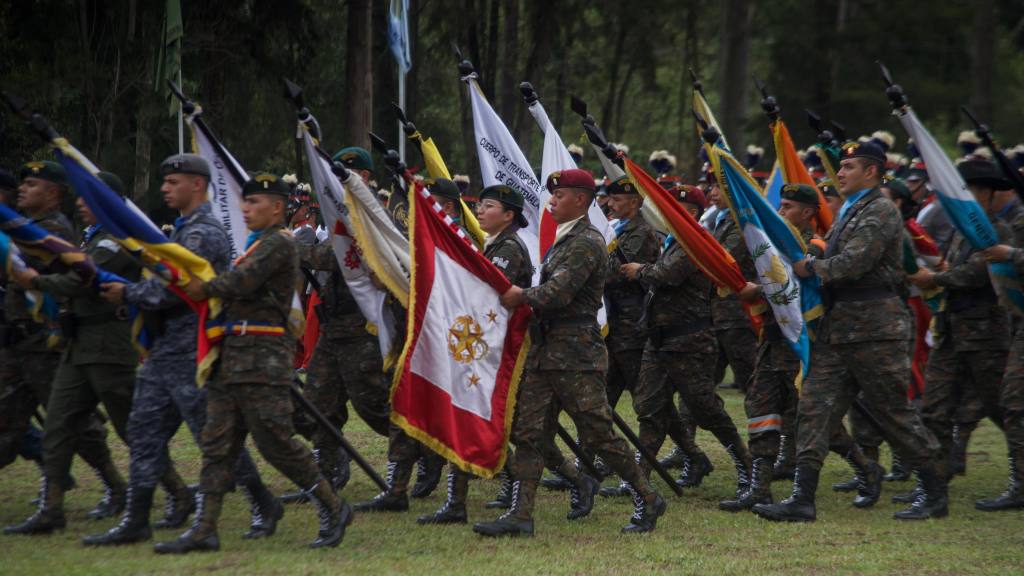 Acto de ascensos en las filas del Ejército de Guatemala. | Omar Solís/EU
